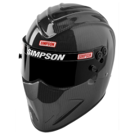 Simpson Carbon Diamondback Helmet - Snell 2015 SIM 629C